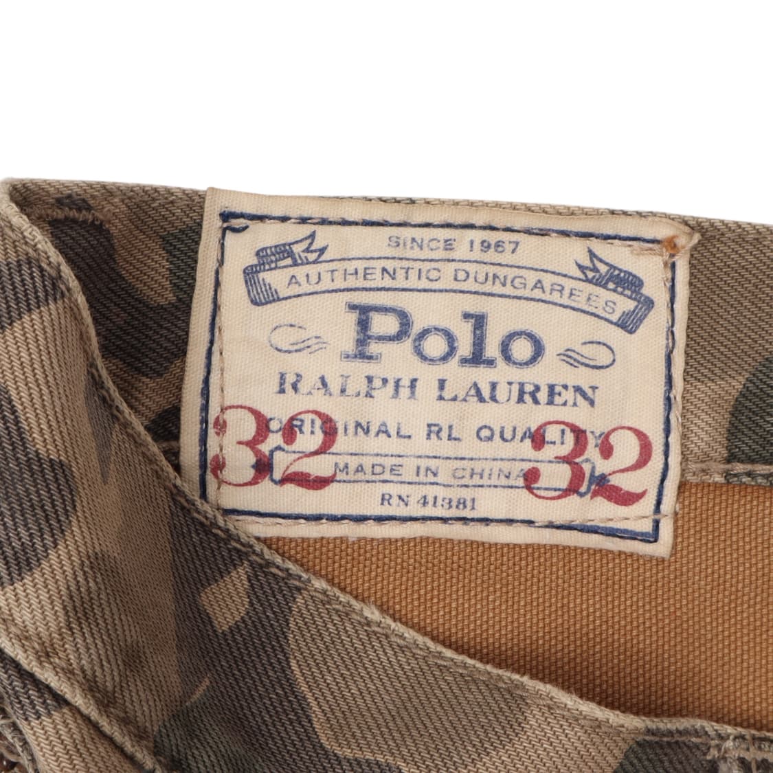 폴로 랄프로렌 카모플라쥬 더블니 워크팬츠 상품이미지8