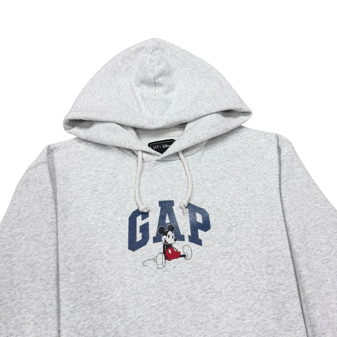 GAP 빈티지 미키마우스 디즈니 스웻 기모 후드티 그레이 L 상품이미지2