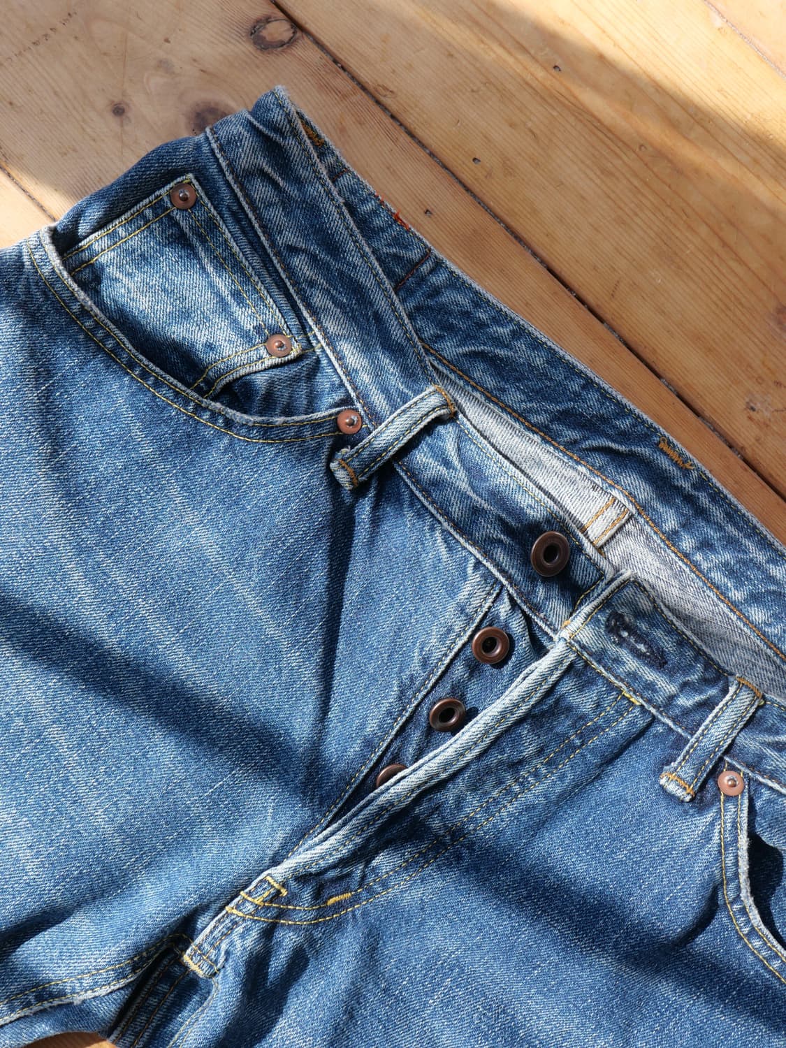 히로시 카토 셀비지 데님 - 세미 플레어 상품이미지2