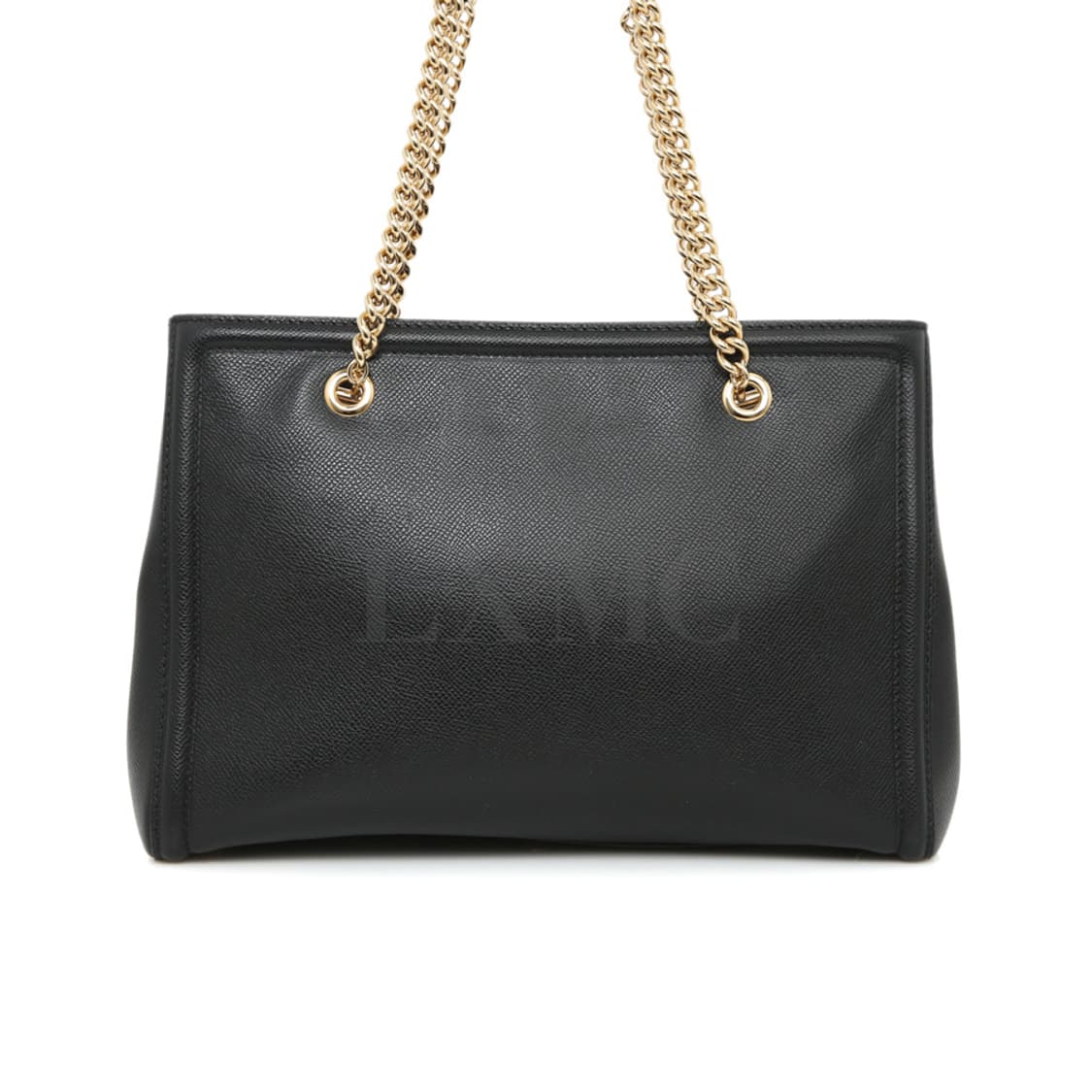 페라가모 멜리케 바라 체인 숄더백 블랙 리본 샤핑백 21G508 상품이미지4