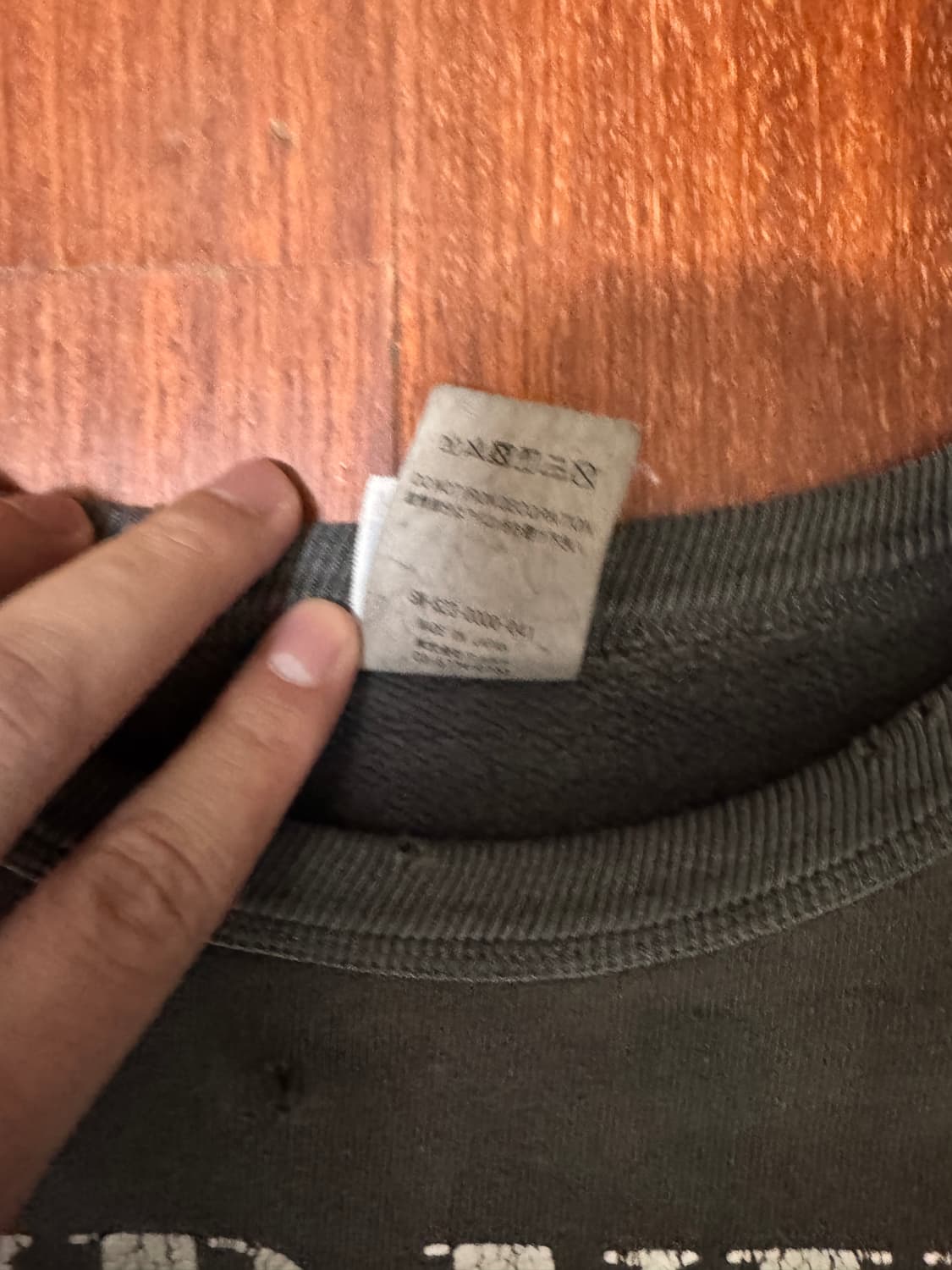 세인트 미카엘 너바나 BURNING 스웻셔츠 상품이미지6