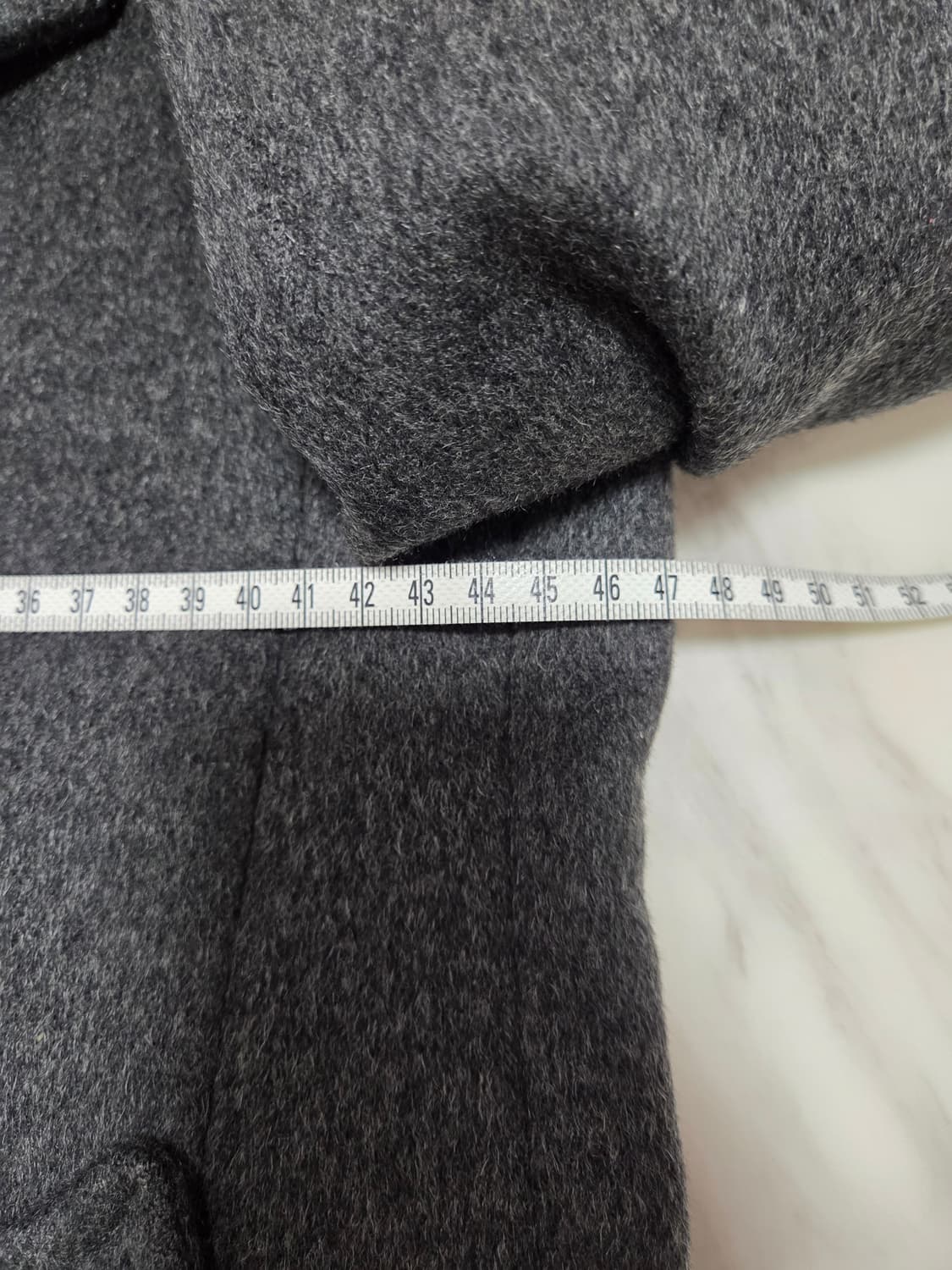 타임옴므 캐시미어 하이넥 하프 코트 상품이미지9