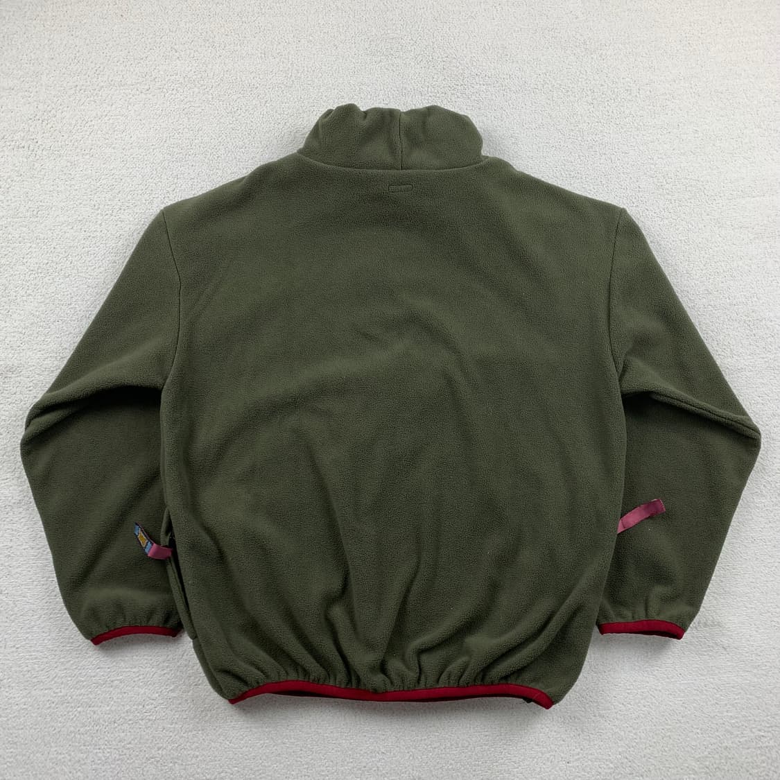 캐피탈 리버스 플리스 쿡넥 맨투맨 카키 상품이미지2