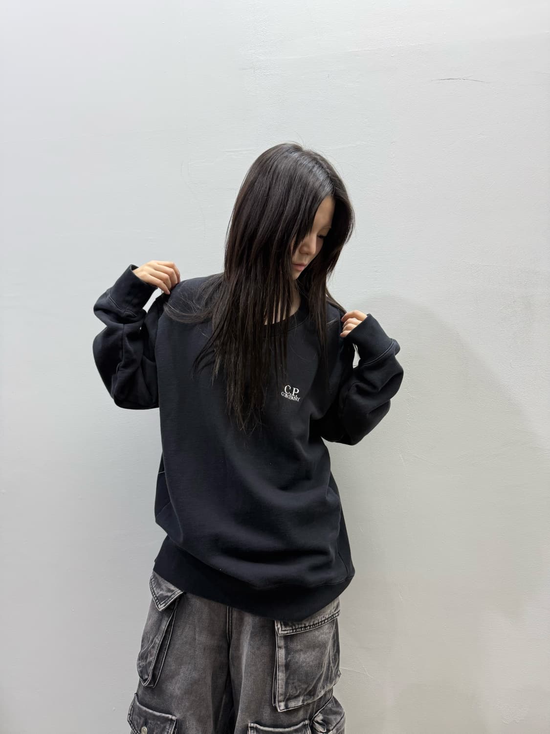 Cp컴퍼니 오버핏 로고 스웻셔츠 상품이미지4