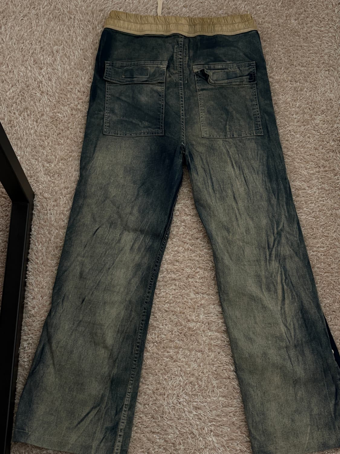 슬릿 버튼 데님 팬츠 상품이미지4