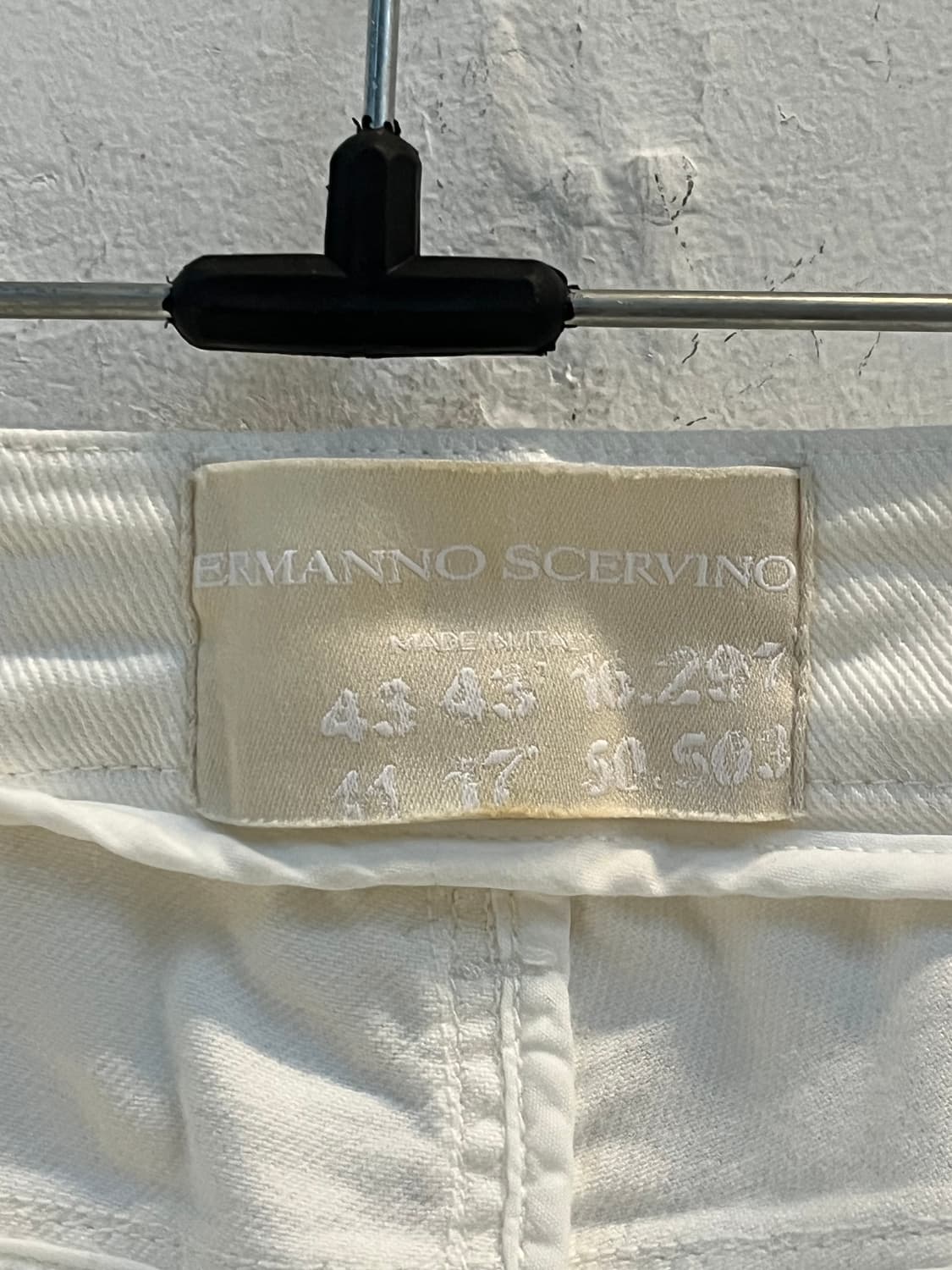 Ermanno scervino 비즈 뉴트로 화이트 스키니진 상품이미지4