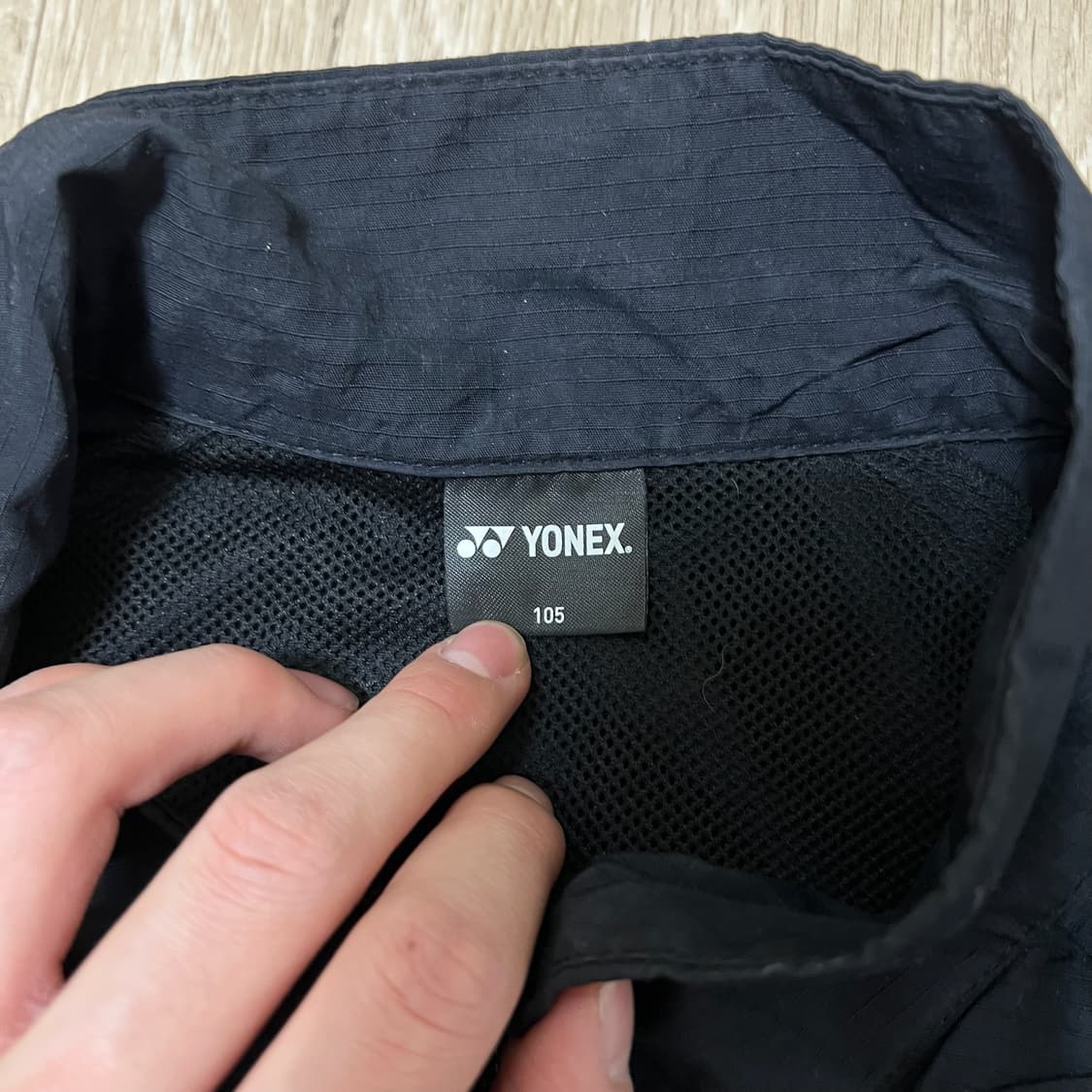요넥스 로고 스포츠 바람막이 자켓 XL/105  상품이미지5