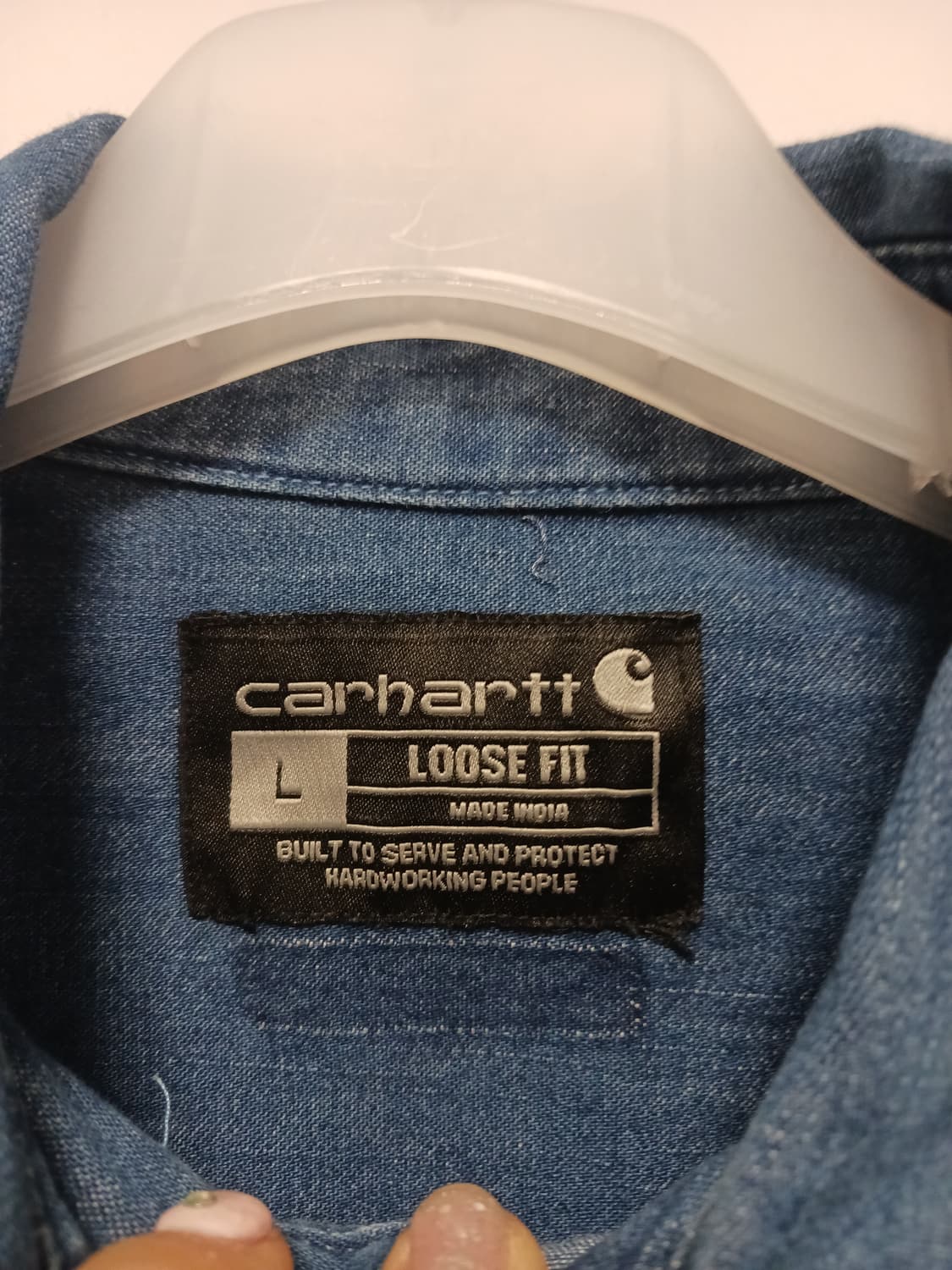 칼하트 데님 셔츠 상품이미지2