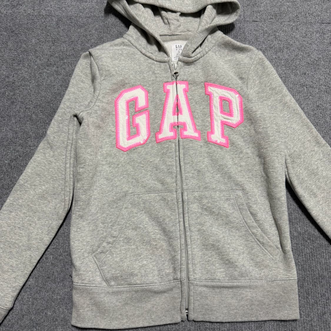 갭 그레이 후드집업 xl 상품이미지2