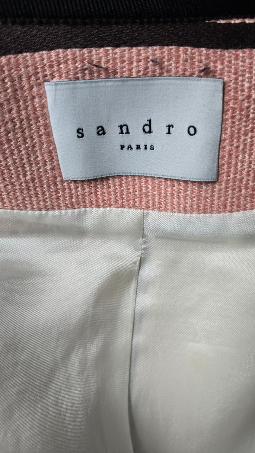 산드로 피치핑크 봄자켓 상품이미지5