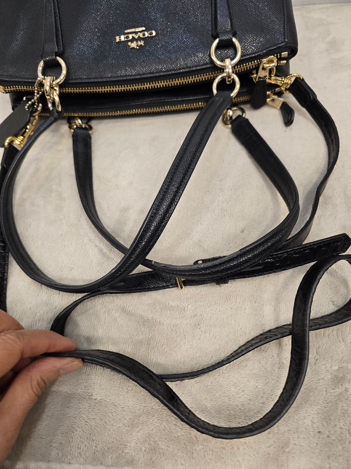 코치 블랙 토트백 숄더백 크로스백 가방 상품이미지5