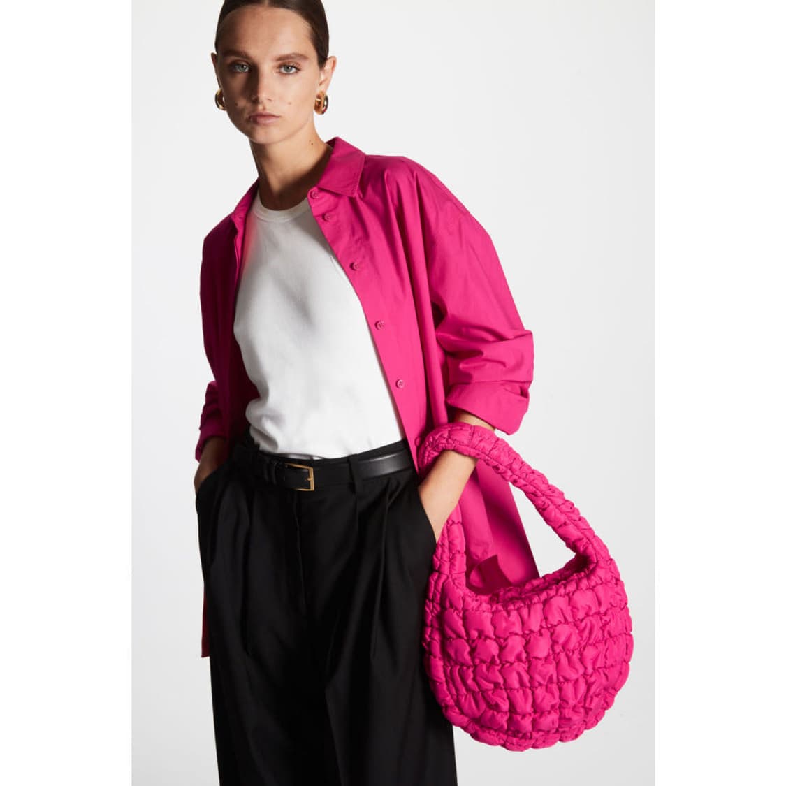 COS 코스 퀼팅 스몰사이즈 가방 핑크 상품이미지2