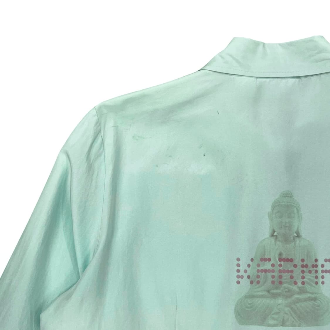 Mint Silk Karma Printing Shirt 상품이미지6