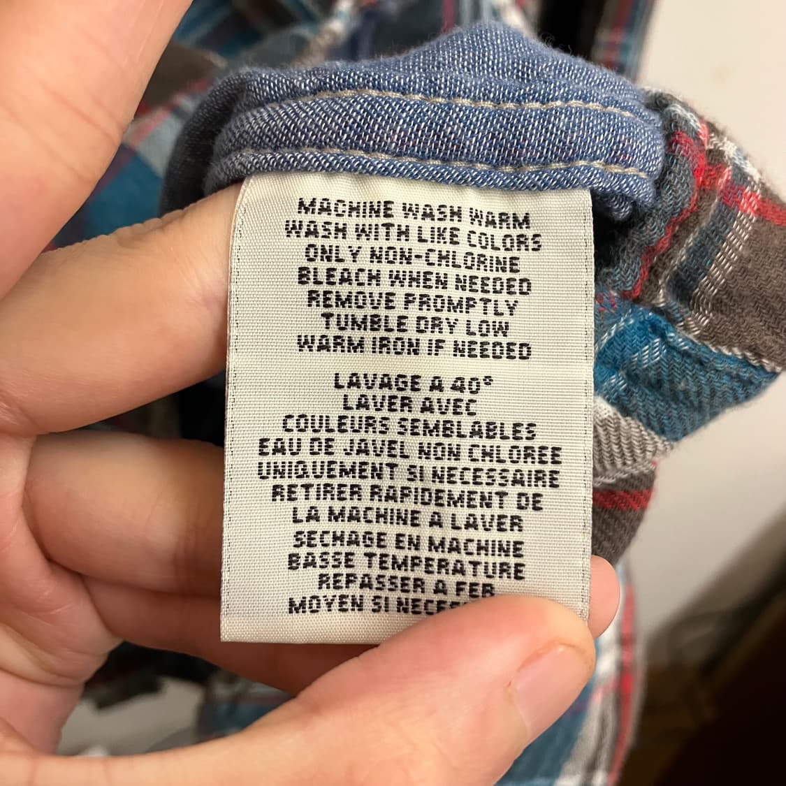 N8 폴로 데님앤서플라이 체크셔츠 상품이미지4