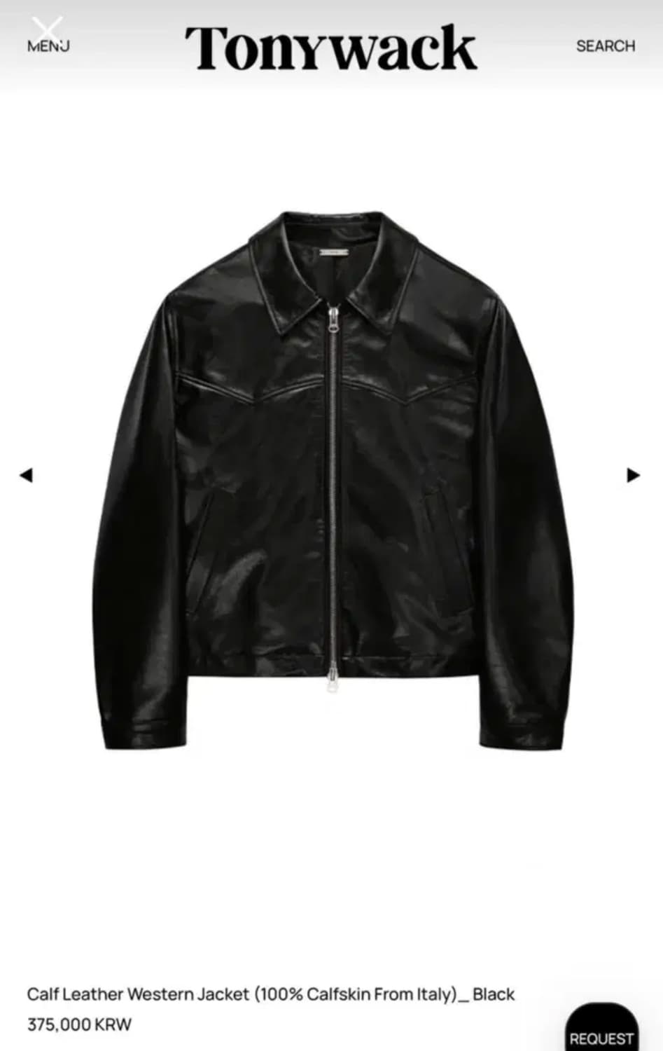 (급처) 토니웩 카프레더 웨스턴 자켓 L 상품이미지1