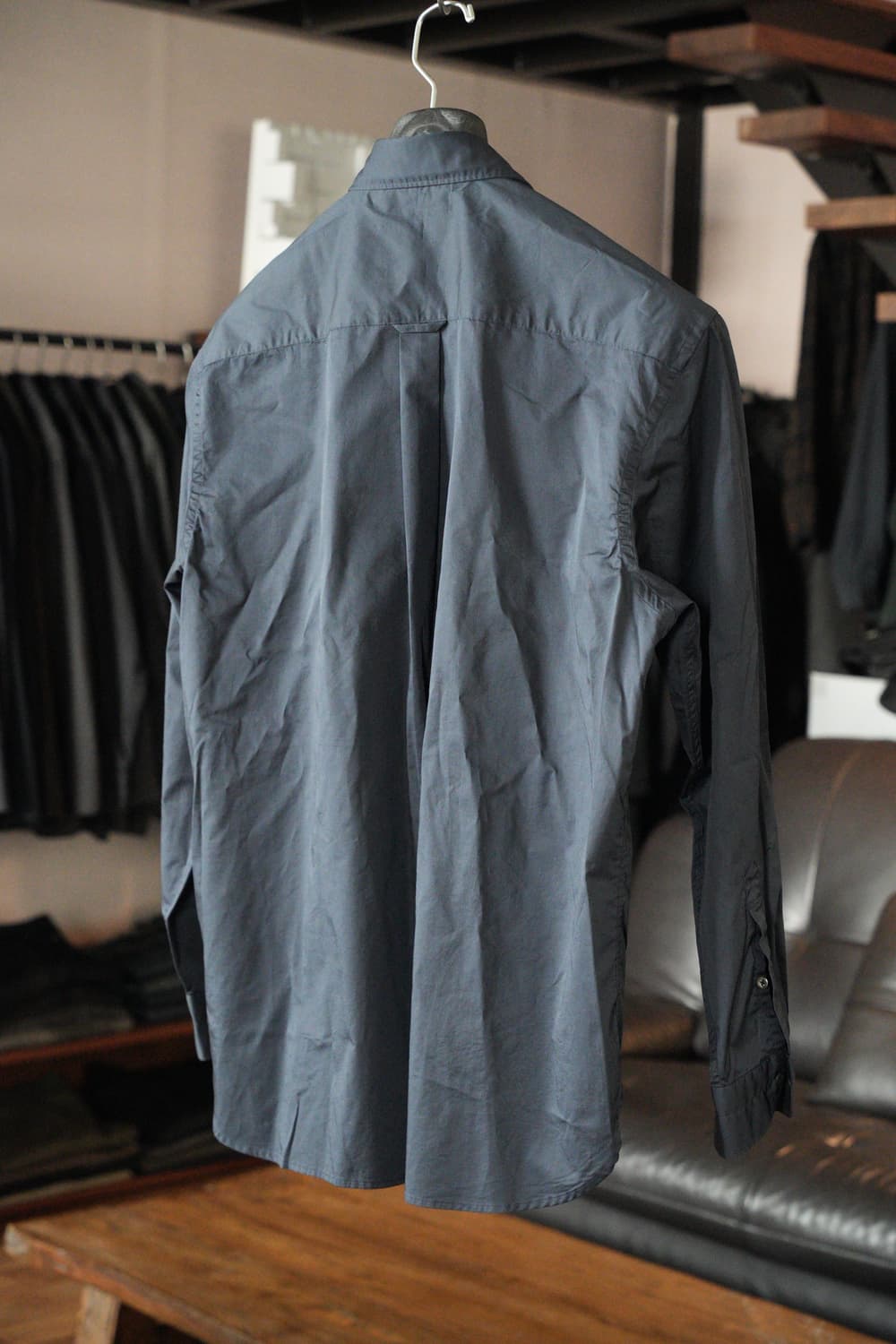 프로드 셔츠/s-980 usa 포플린 셔츠, 네이비, 50, 새상품 상품이미지4