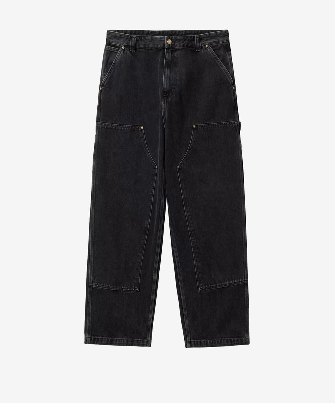 칼하트 내쉬 더블 니 팬츠 스미스 블랙 상품이미지1