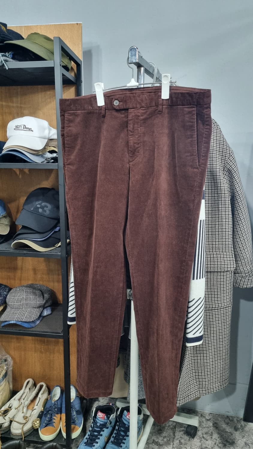 코오롱) 캠브리지 남성 겨울용 바지 허리단면46(35) 1번착용 상품이미지1