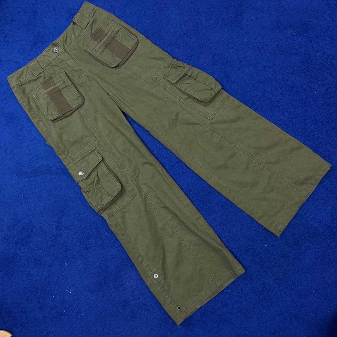 빈티지 카키 카코팬츠 상품이미지1