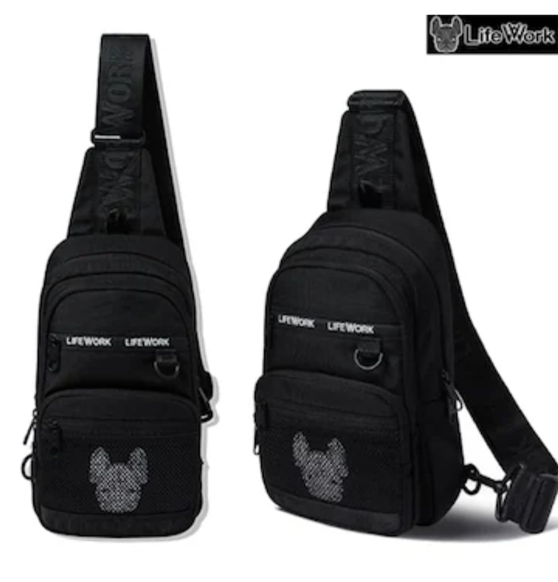 라이프워크 정품 뉴 메쉬포켓 슬링백 상품이미지1