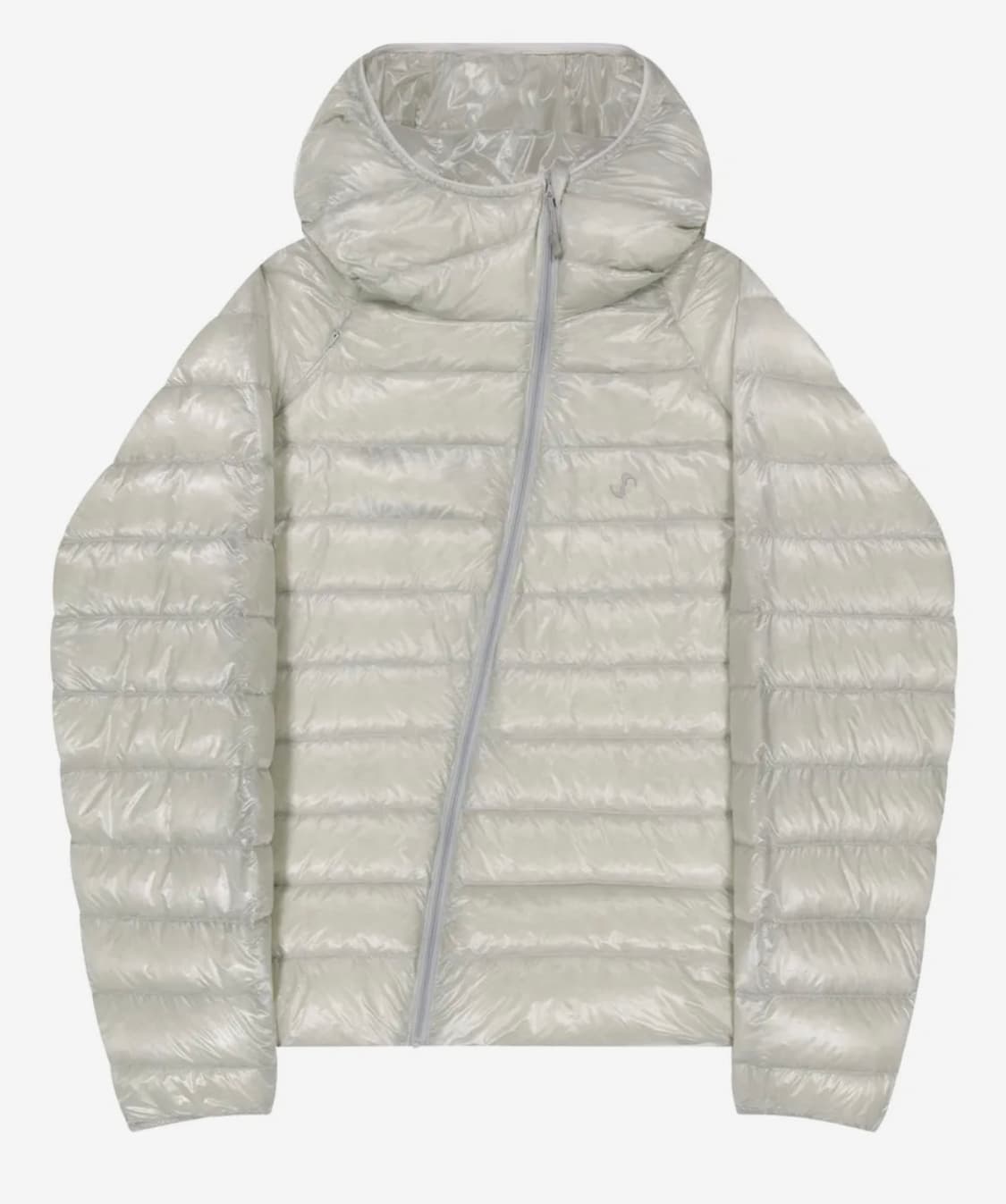 오호스 라이트 다운 후드 재킷 경량패딩 그레이 상품이미지1