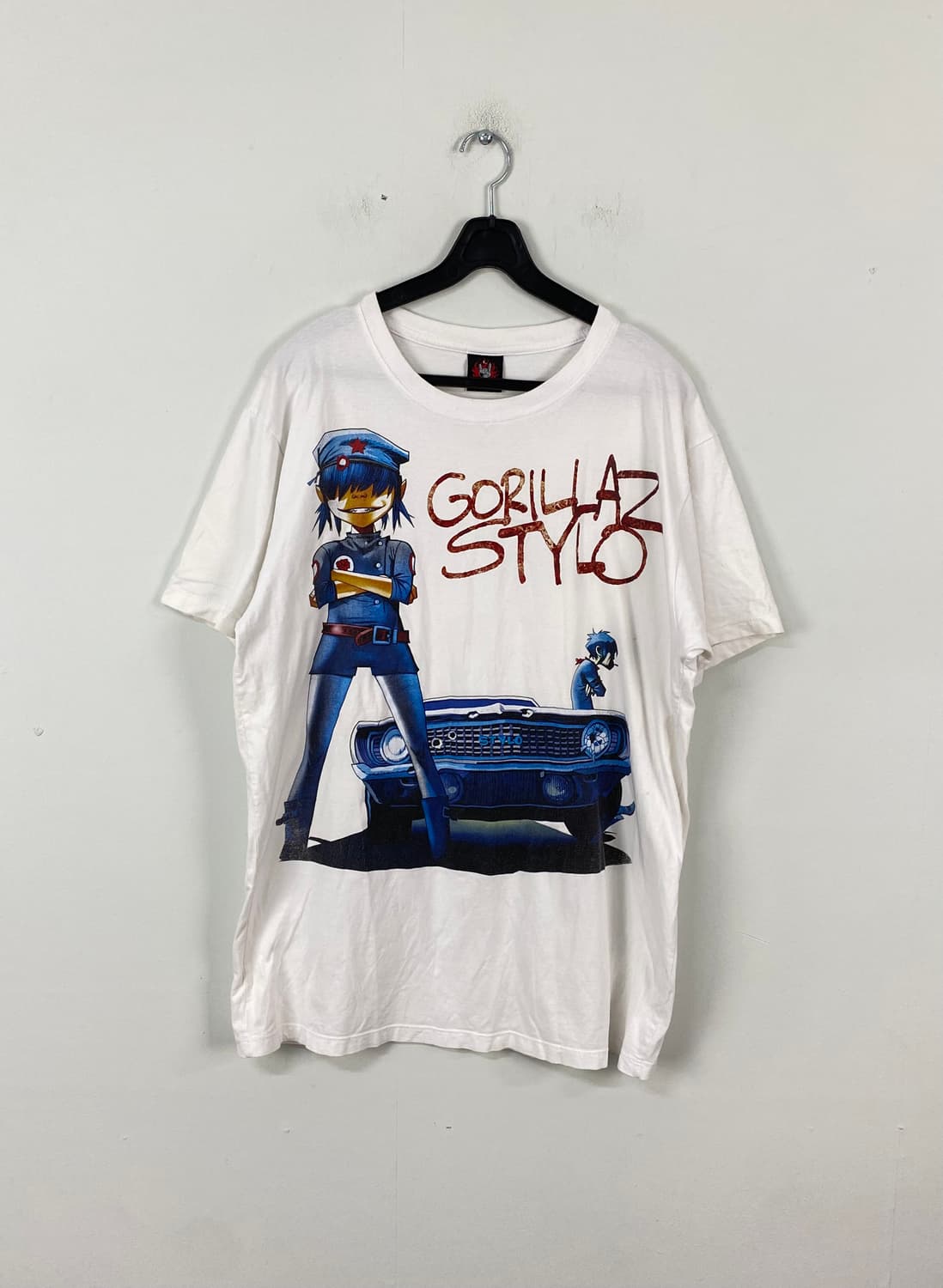 고릴라즈 GORILLAZ stylo 밴드티 락예 L 상품이미지1