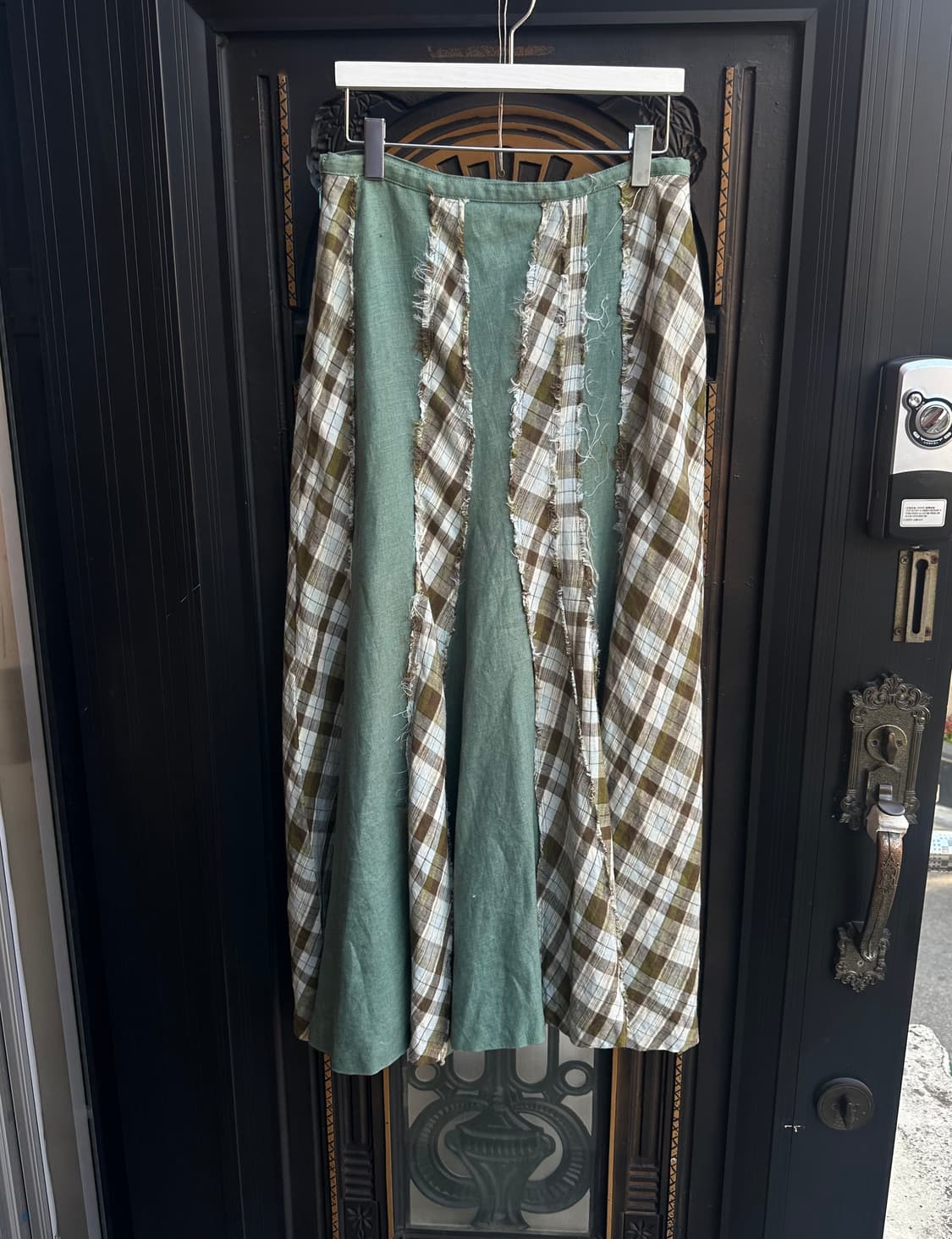 green eye patchwork skirt 상품이미지6