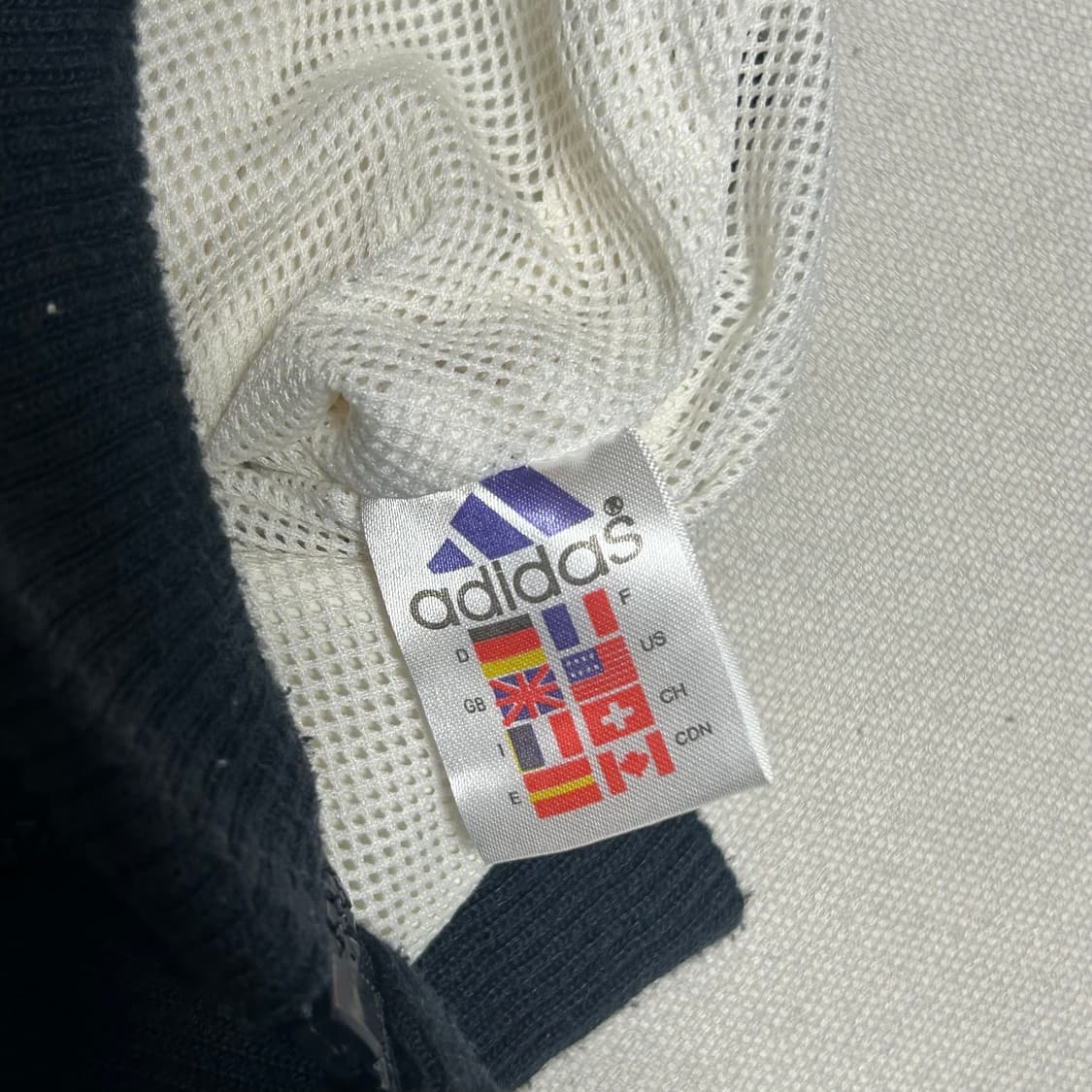 L 아디다스 화이트 바람막이 상품이미지5