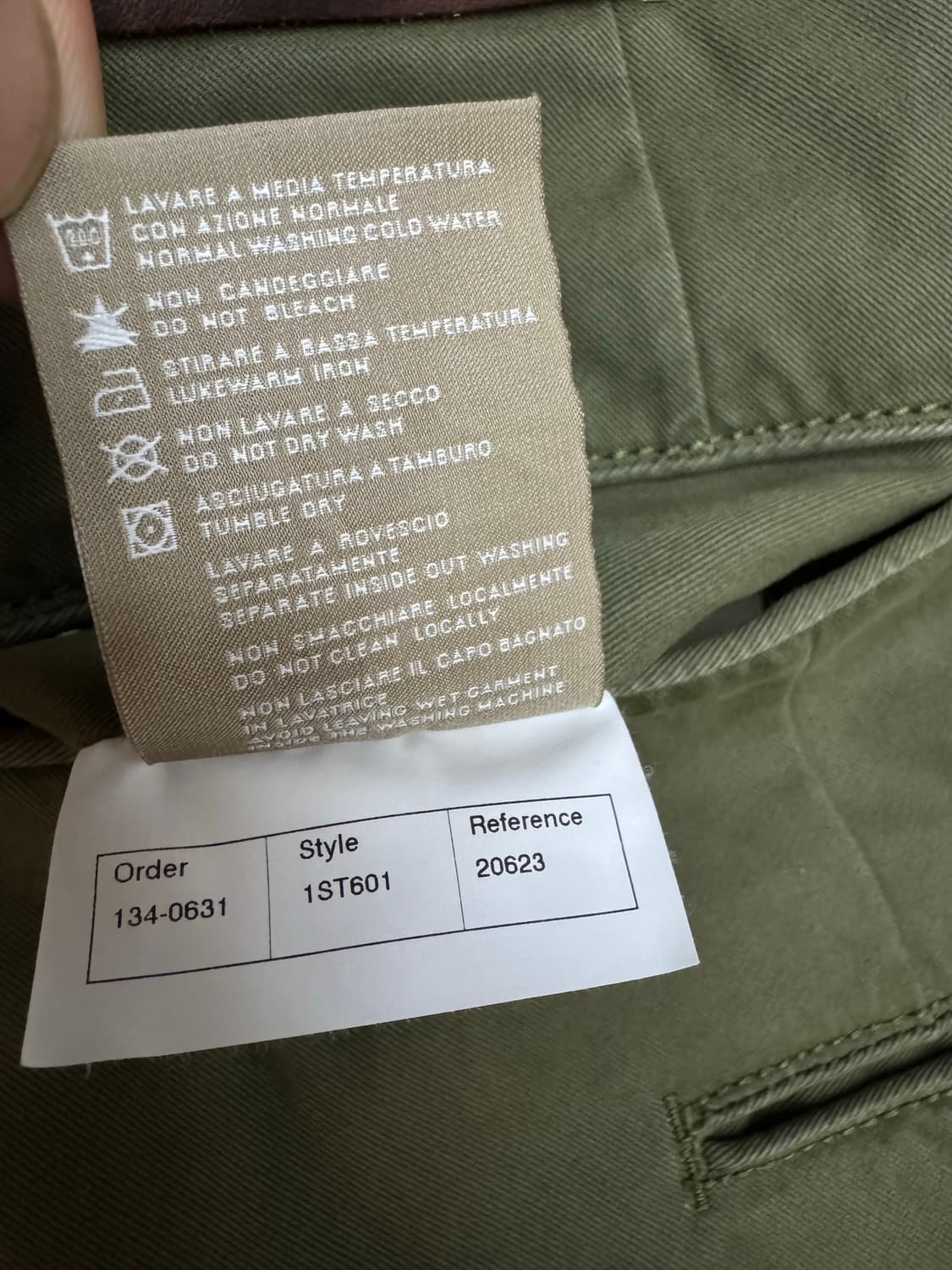 [32] Incotex 인코텍스 트리코 키키 치노 팬츠 상품이미지8