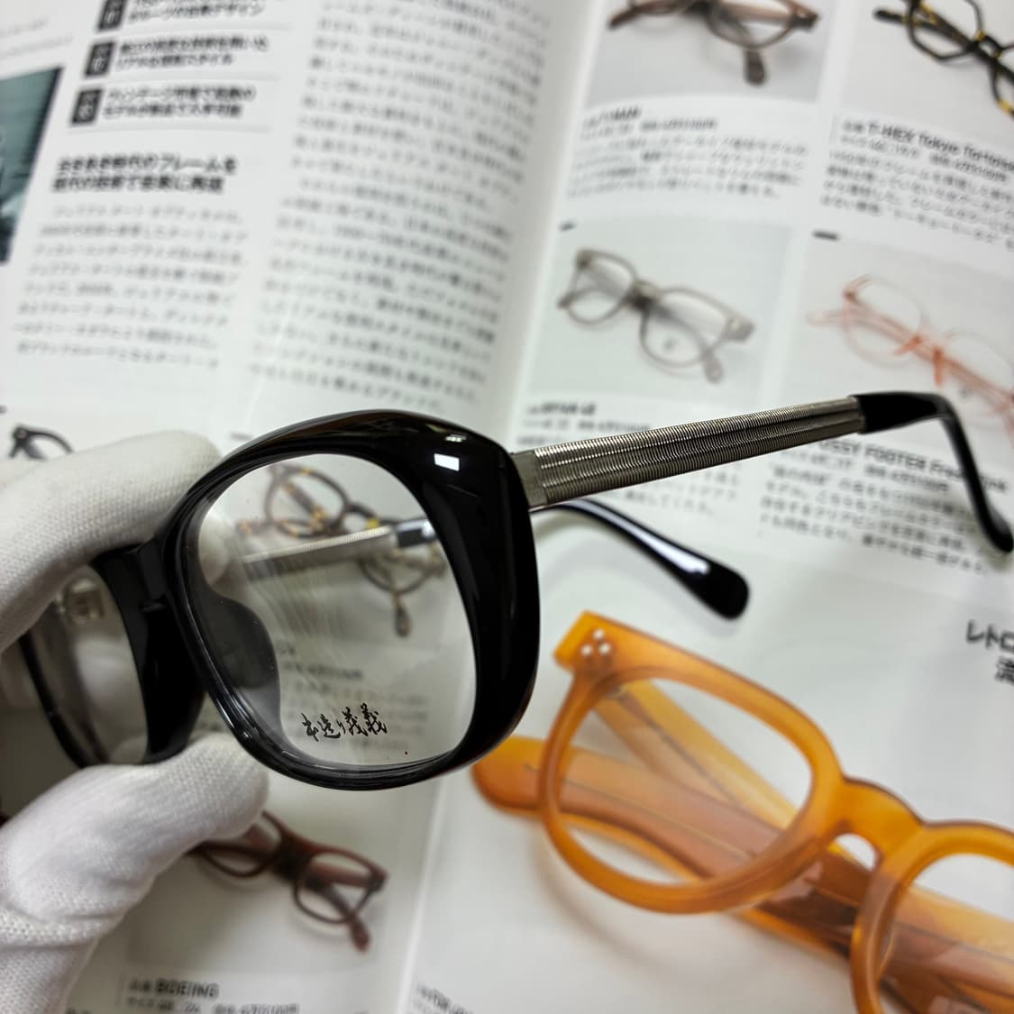 本造り眼鏡 혼조리메가네 일본 장인 뿔테 안경 상품이미지3