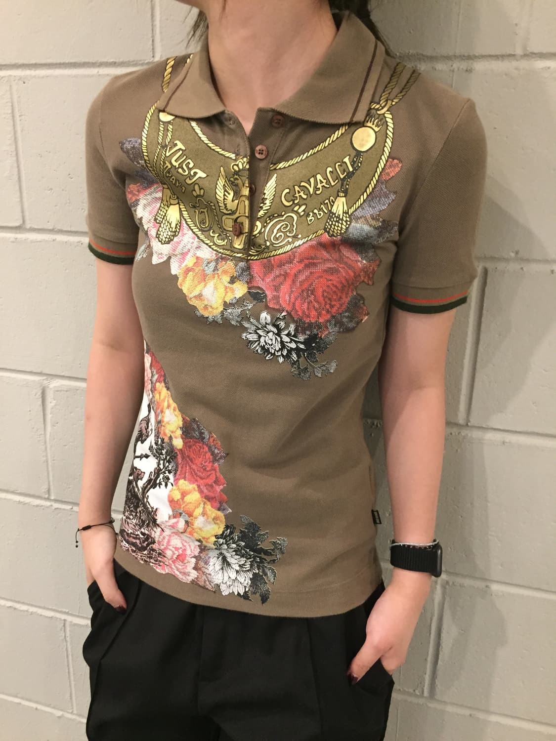 Just Cavalli Necklace Print polo Tee 상품이미지1