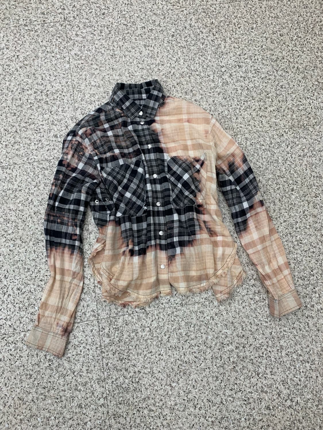 Diesel dyed cut off grunge shirt  상품이미지4