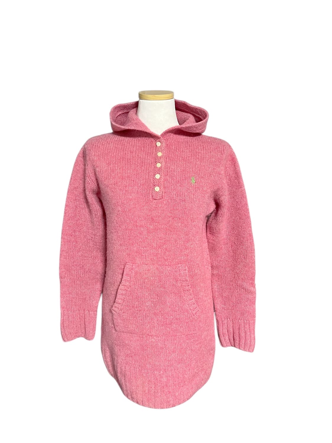(새상품) 폴로 랄프로렌 핑크 니트 후드티 상품이미지1
