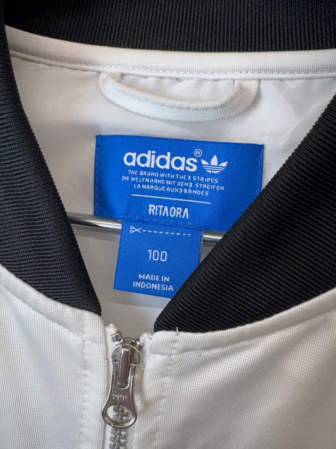 아디다스 빈티지 리타오라 성조기 검흰 삼선 져지 상품이미지7