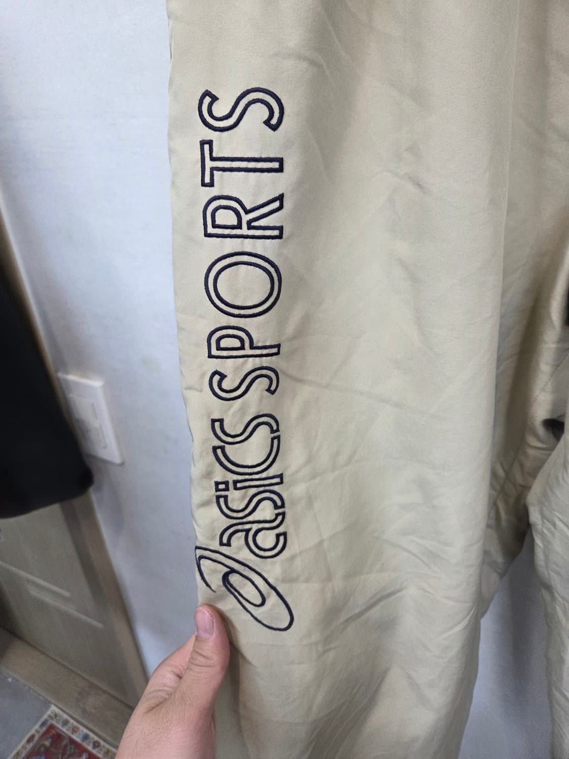 아식스 올드스쿨 안감누빔 방풍 팬츠 대략 xxl 상품이미지3