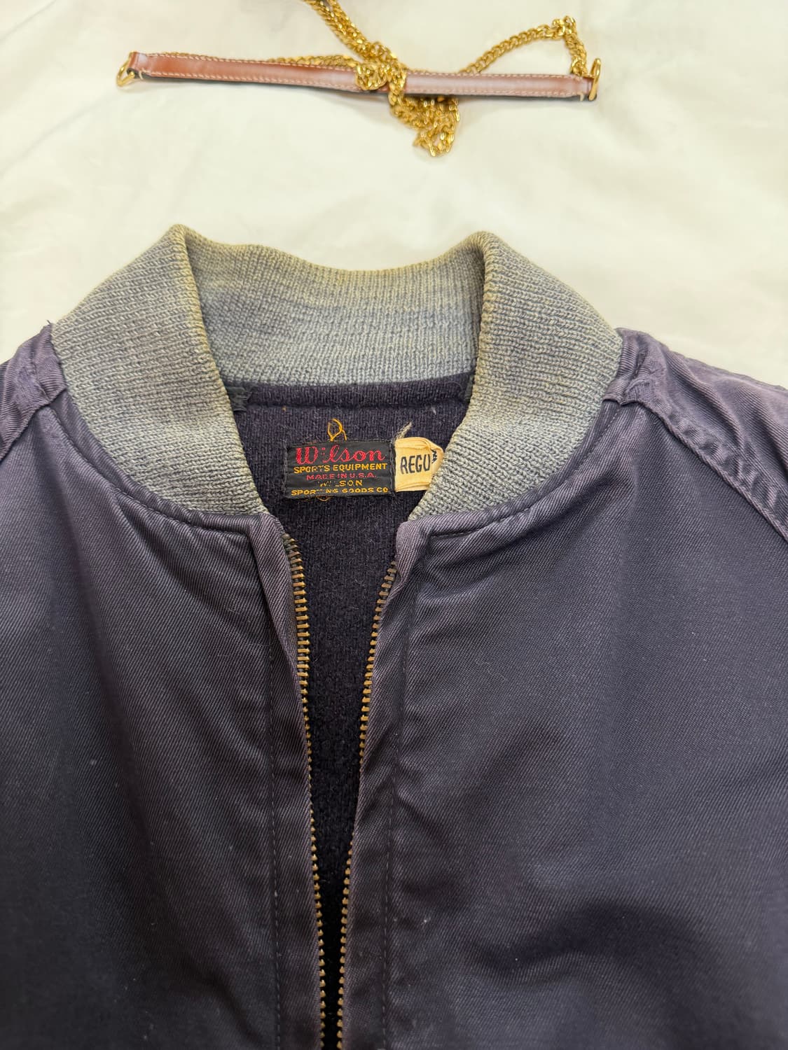 빈티지 퍼플 점퍼 블루종 상품이미지5