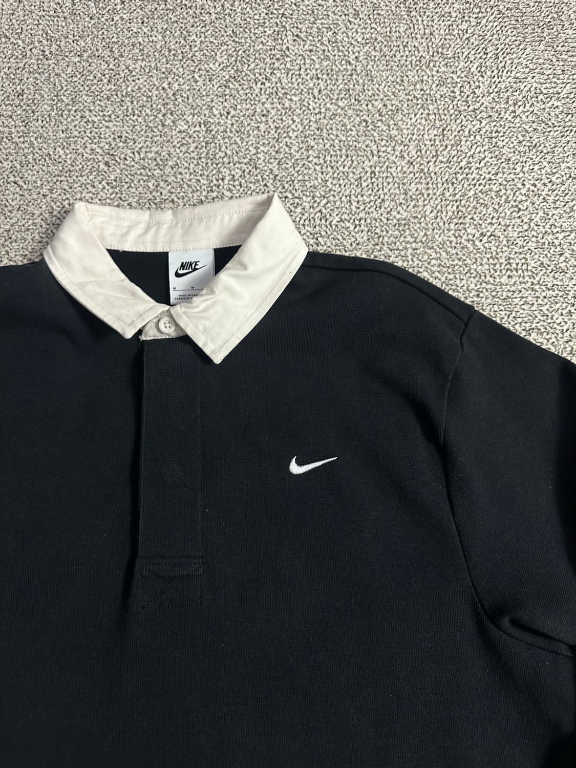 나이키 솔로 스우시 럭비 탑 블랙 상품이미지2