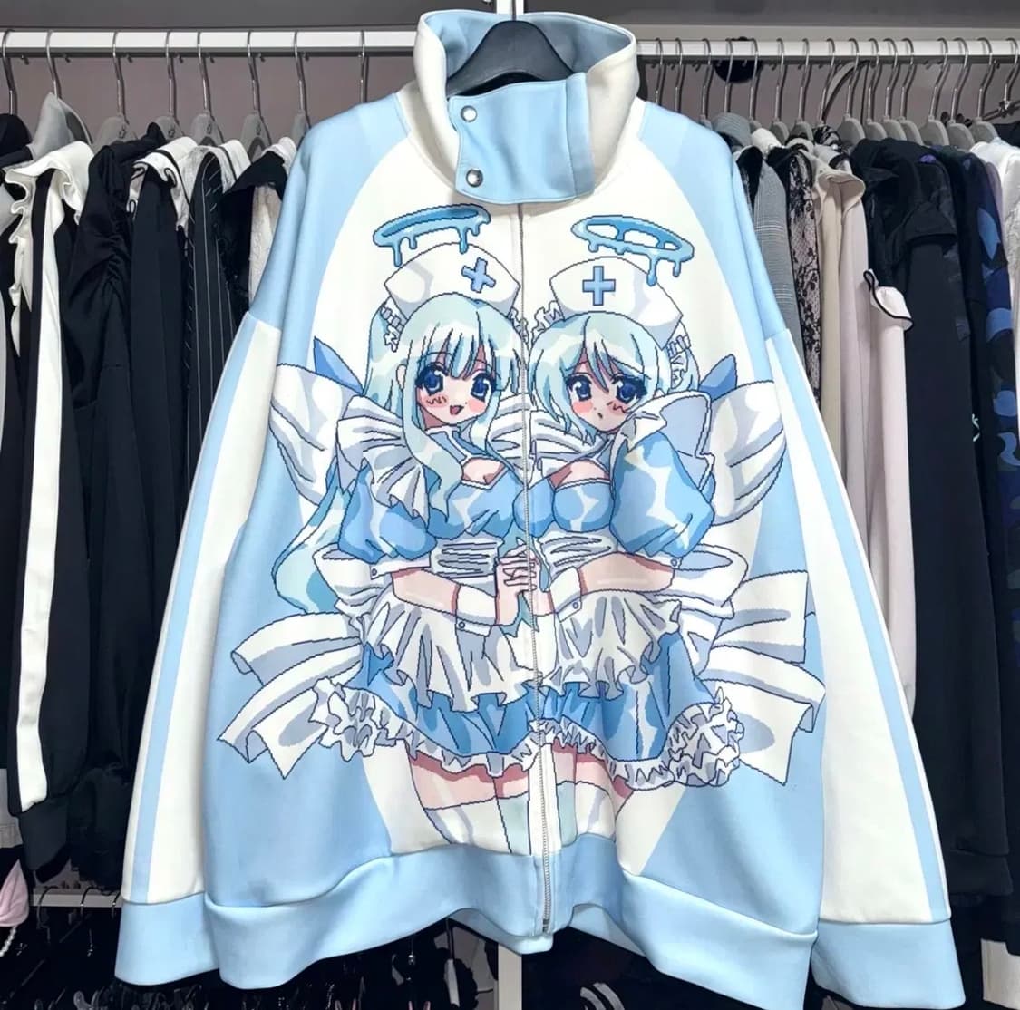 REFLEM x YUI 레플렘 유이 콜라보 져지 집업 상품이미지1