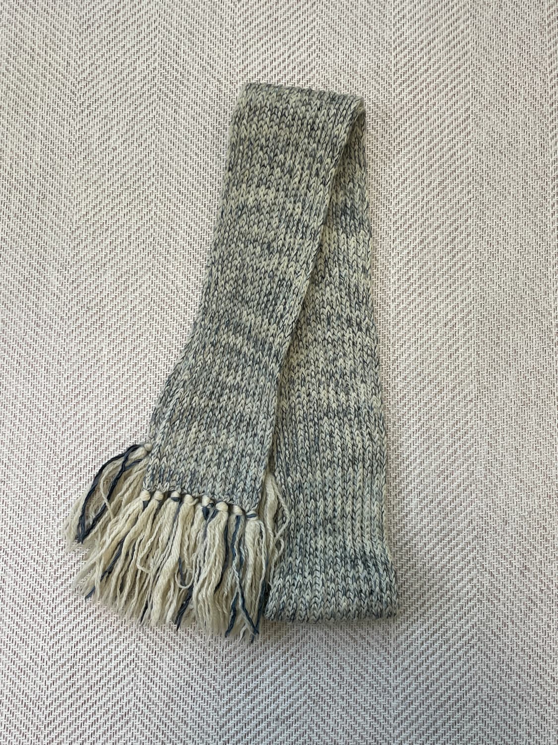 빈티지 울 멜란지 지트 머플러  J03956 상품이미지2