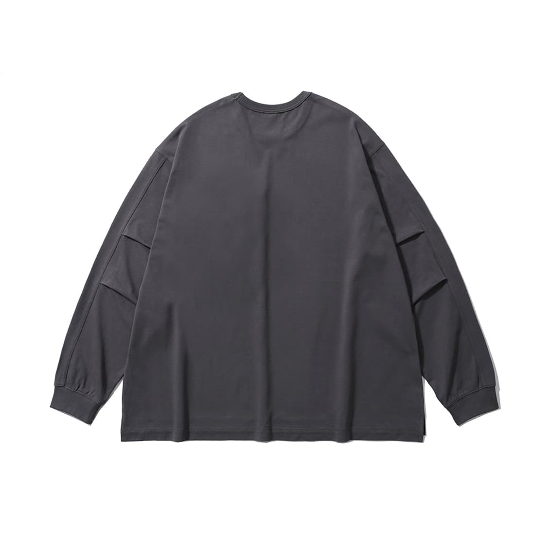 모이프 매거진 포켓 롱슬리브 긴팔 티셔츠 차콜 3사이즈 상품이미지4