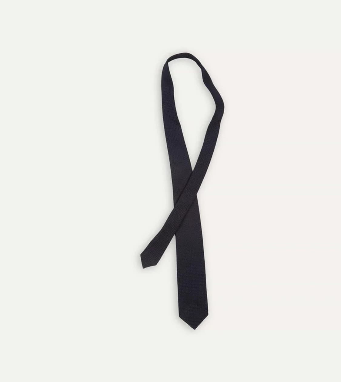 드레익스 라지 노트 그레나딘 넥타이 다크네이비 상품이미지2