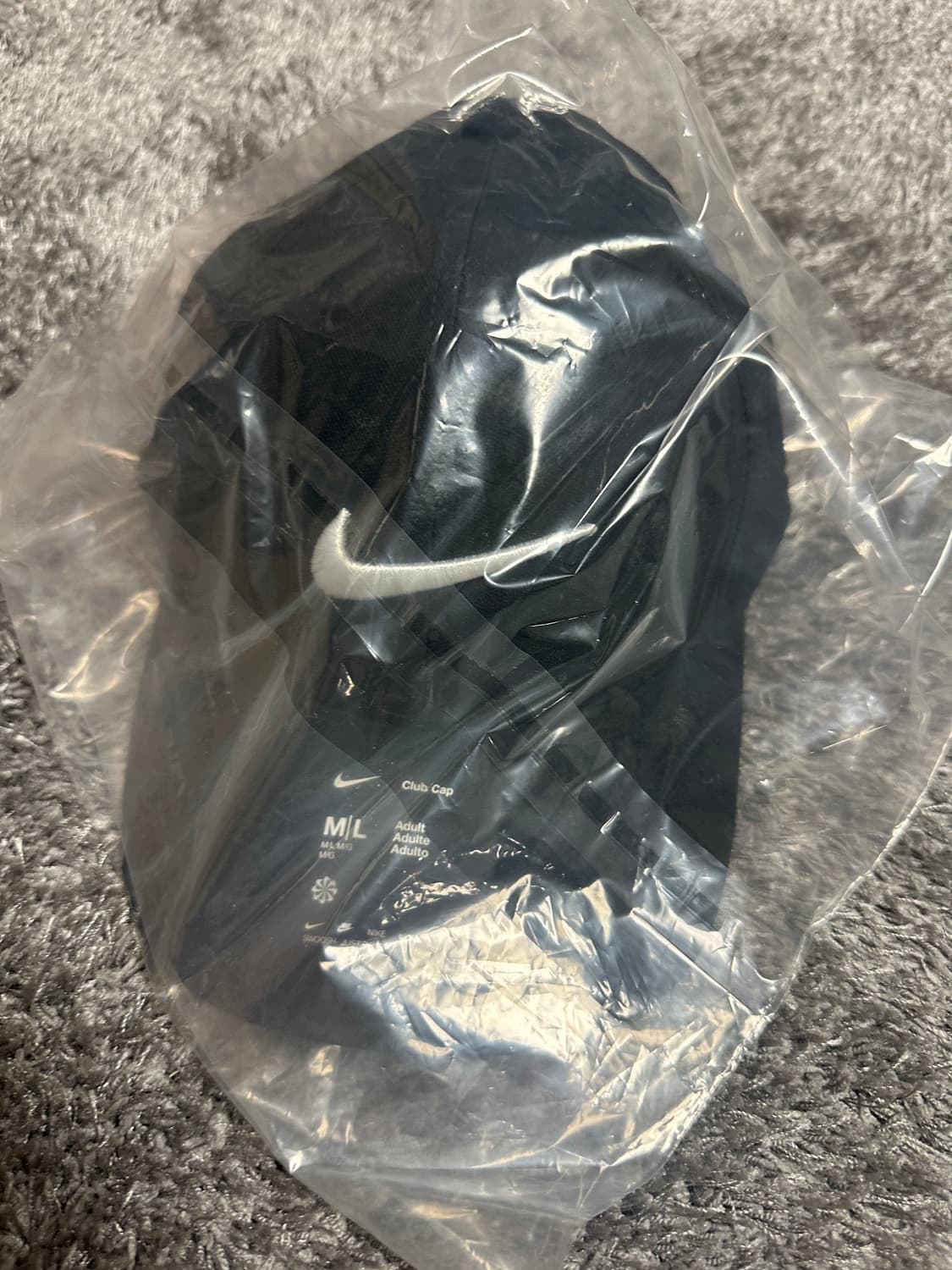 나이키 드라이핏 클럽 스트럭처 스우시 캡 블랙 모자 상품이미지2