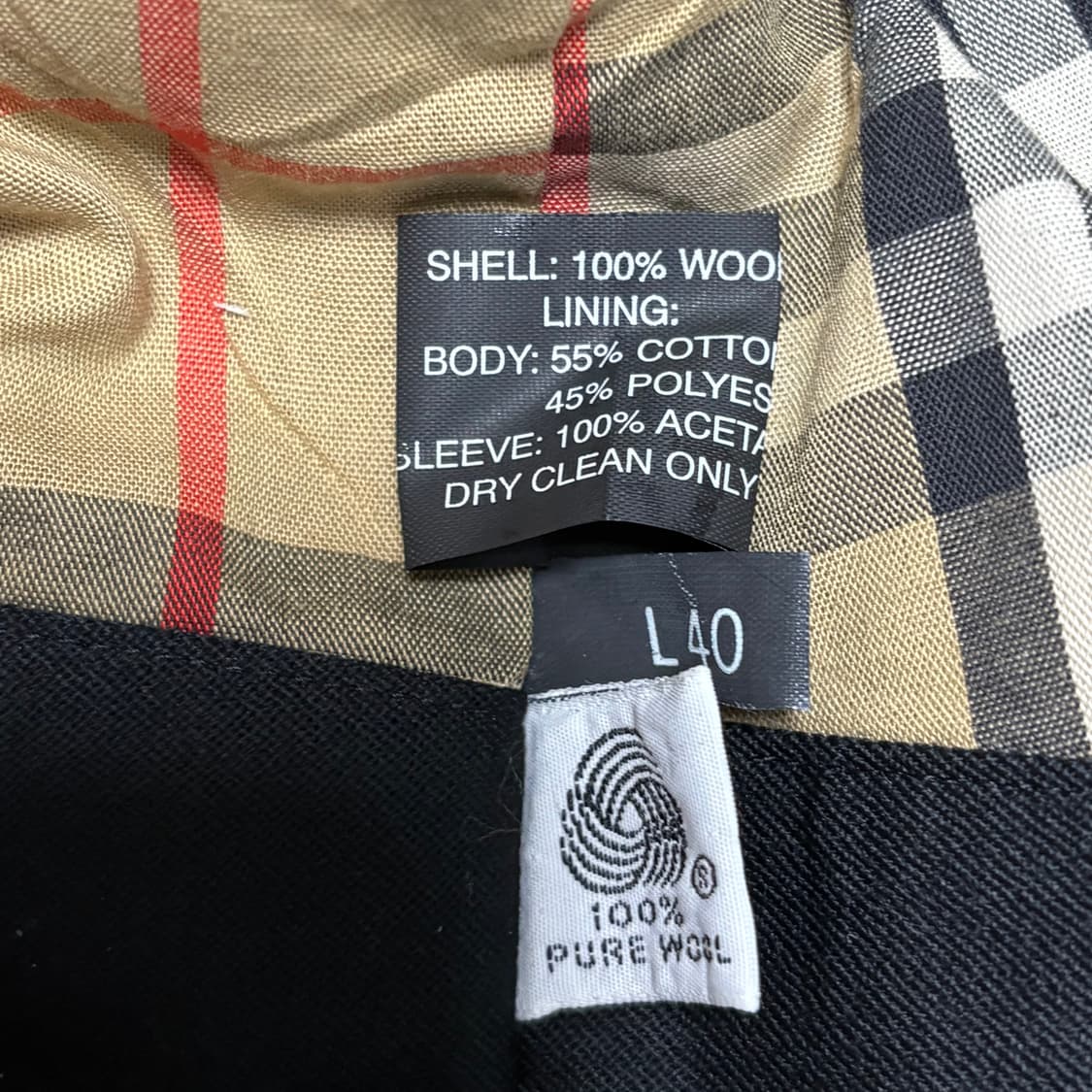 L 40 버버리 블랙 롱 코트 상품이미지5