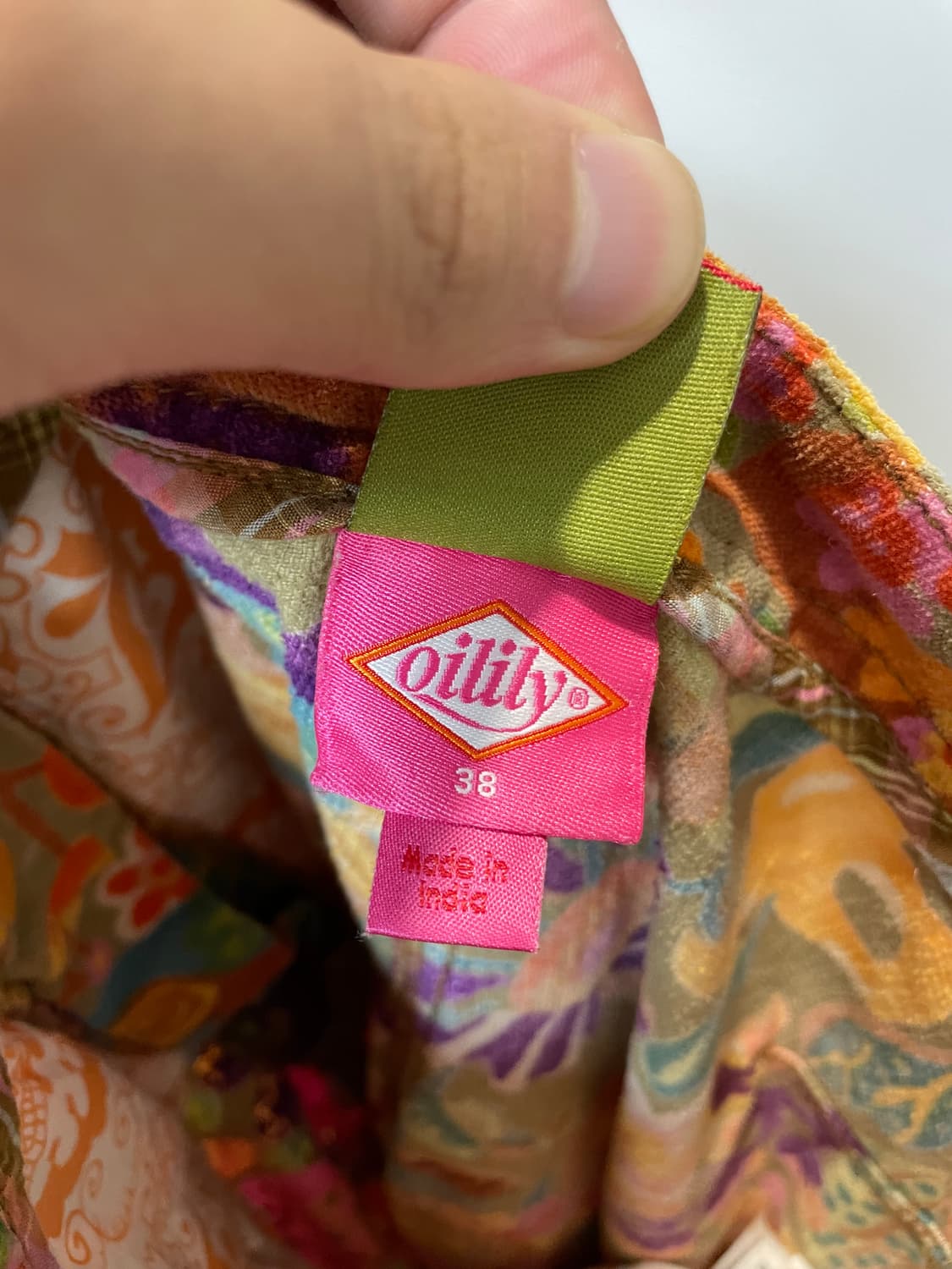 (29) Oilily 오일릴리 포인트 패턴 부츠컷 팬츠 상품이미지7