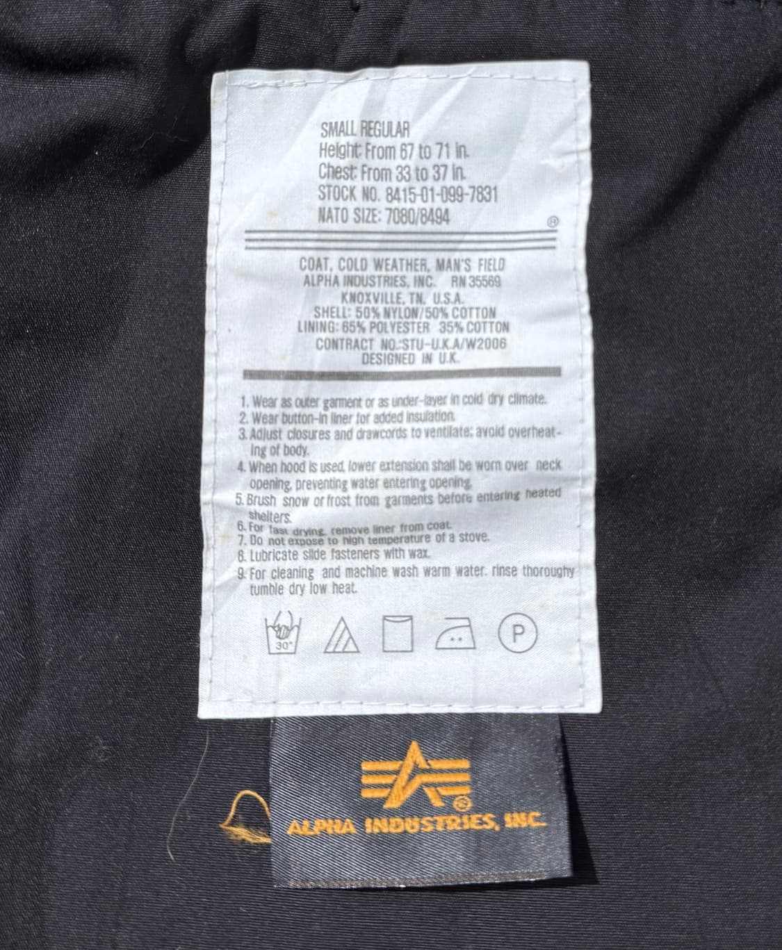 스투시 X 알파 인더스트리 25주년 M-65 필드 자켓 상품이미지6