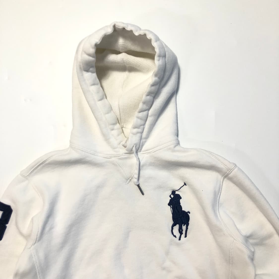 폴로 랄프로렌 화이트 후드티 상품이미지3