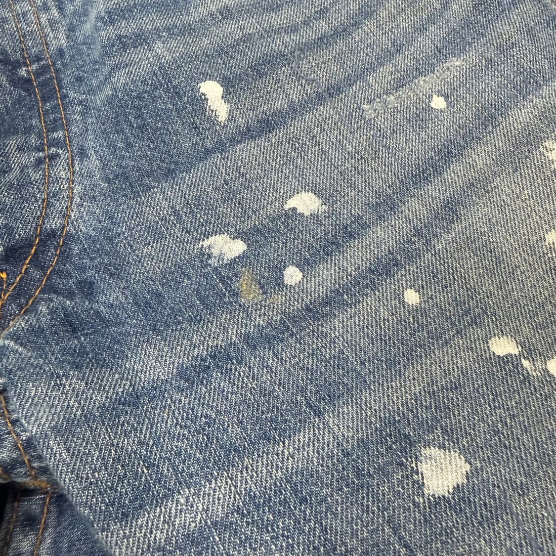 RRL 더블알엘 페인팅 데미지 데님 팬츠  상품이미지8