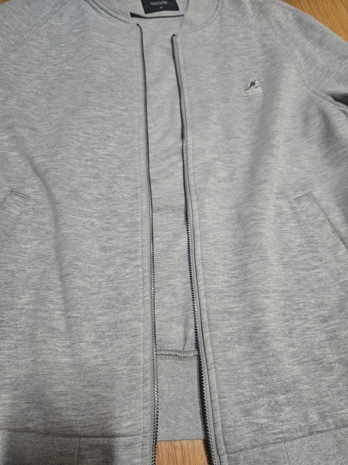 캉골 남성 그레이 면 집업 상품이미지4