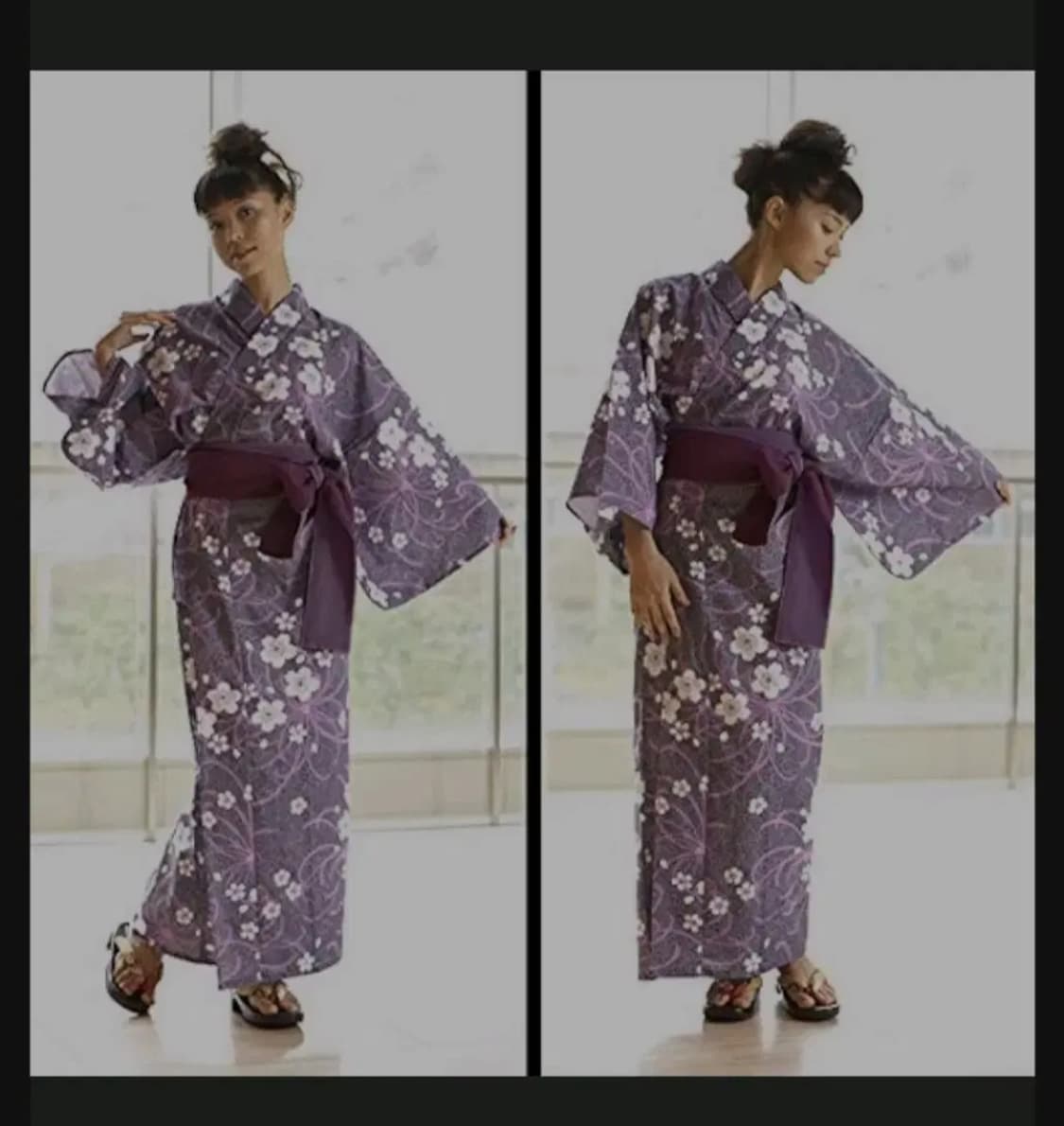 코튼 100% 일본유명 브랜드 유카타 midori obi arts 상품이미지5