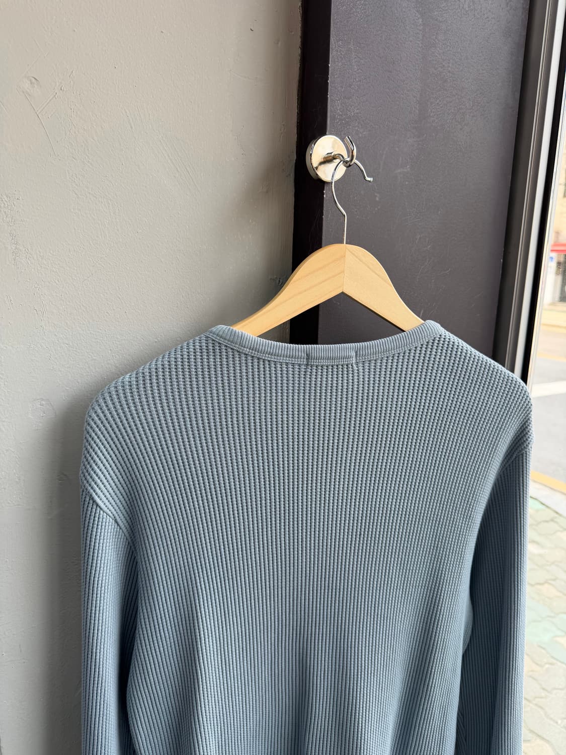 M/ 띠어리 와플패턴 크루넥 스웻니트 상품이미지6